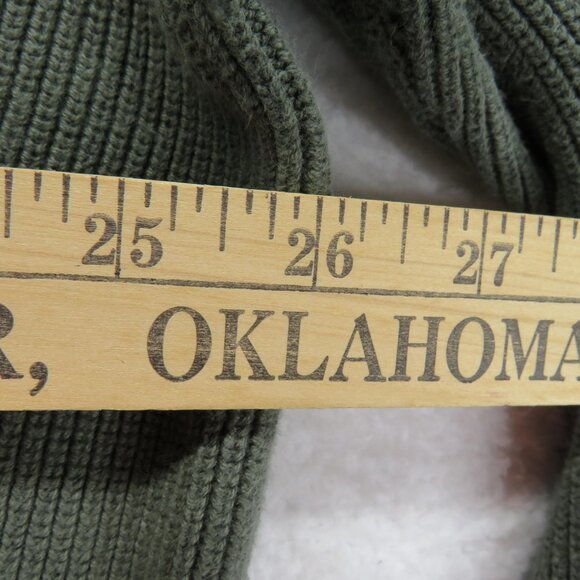 Eddie Bauer Sweater Mens 3XL Tall Green Cotton Thermal Henley Pullover Outdoors - Picture 8 of 9